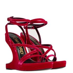 Tom Ford, BRAND NEW, Size 7.5, Box and Dust bag, Velvet reddish, Never Worn